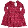 Pro JACADI 6 Ans Robe Liberty Rose Rouge