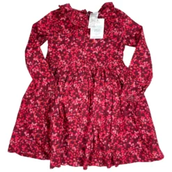 Pro JACADI 6 Ans Robe Liberty Rose Rouge