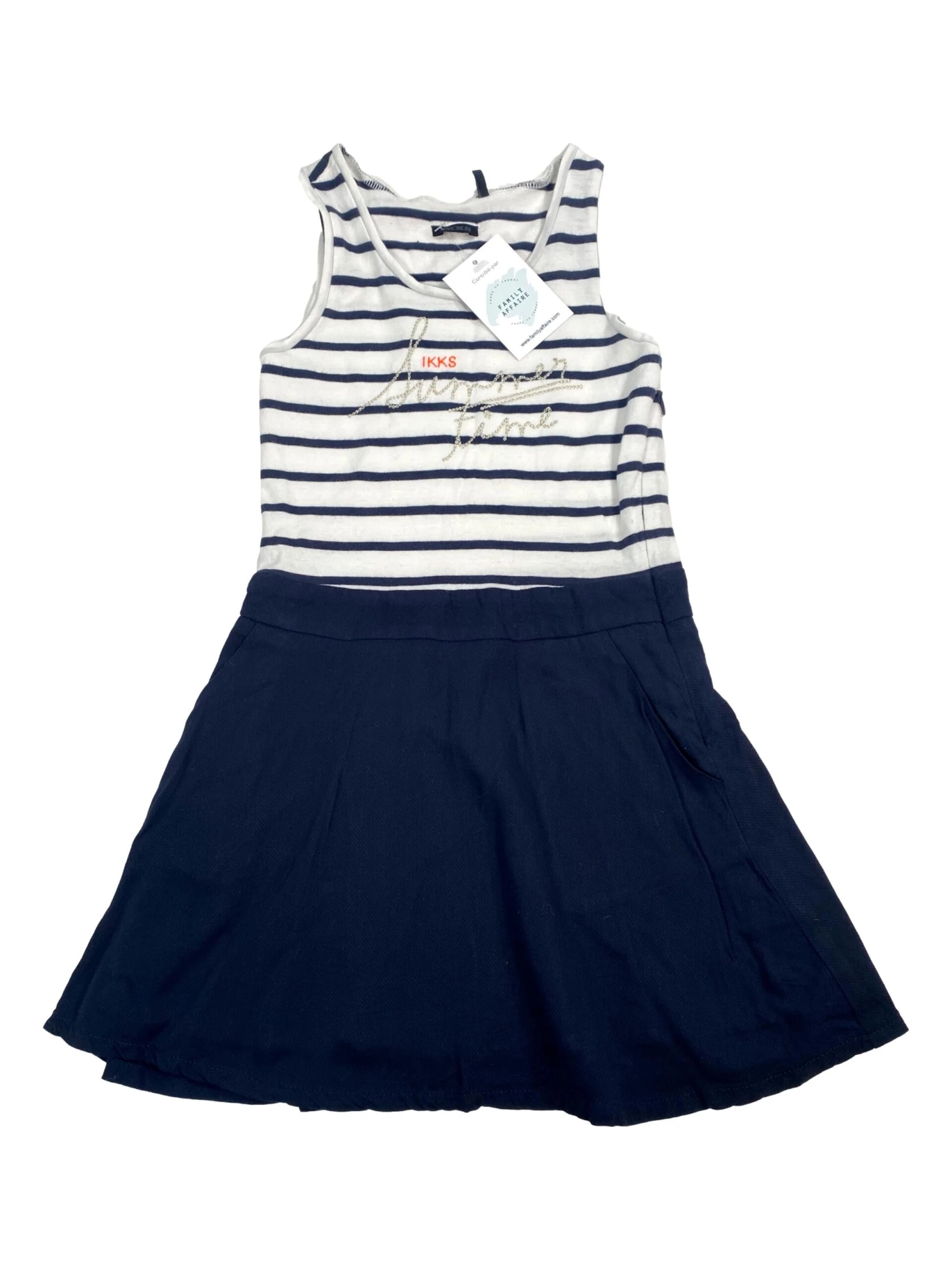 IKKS 6 Ans Robe Mariniere