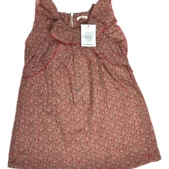 CHLOE 5 Ans Robe Fleurie Rose Volants