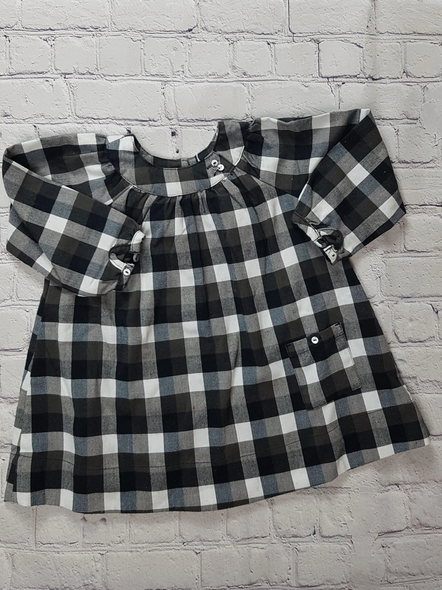 DPAM Robe Ă Carreaux 12 Mois