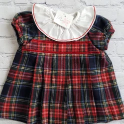 AMAIA Outlet Motif Tartan Robe 12 Mois