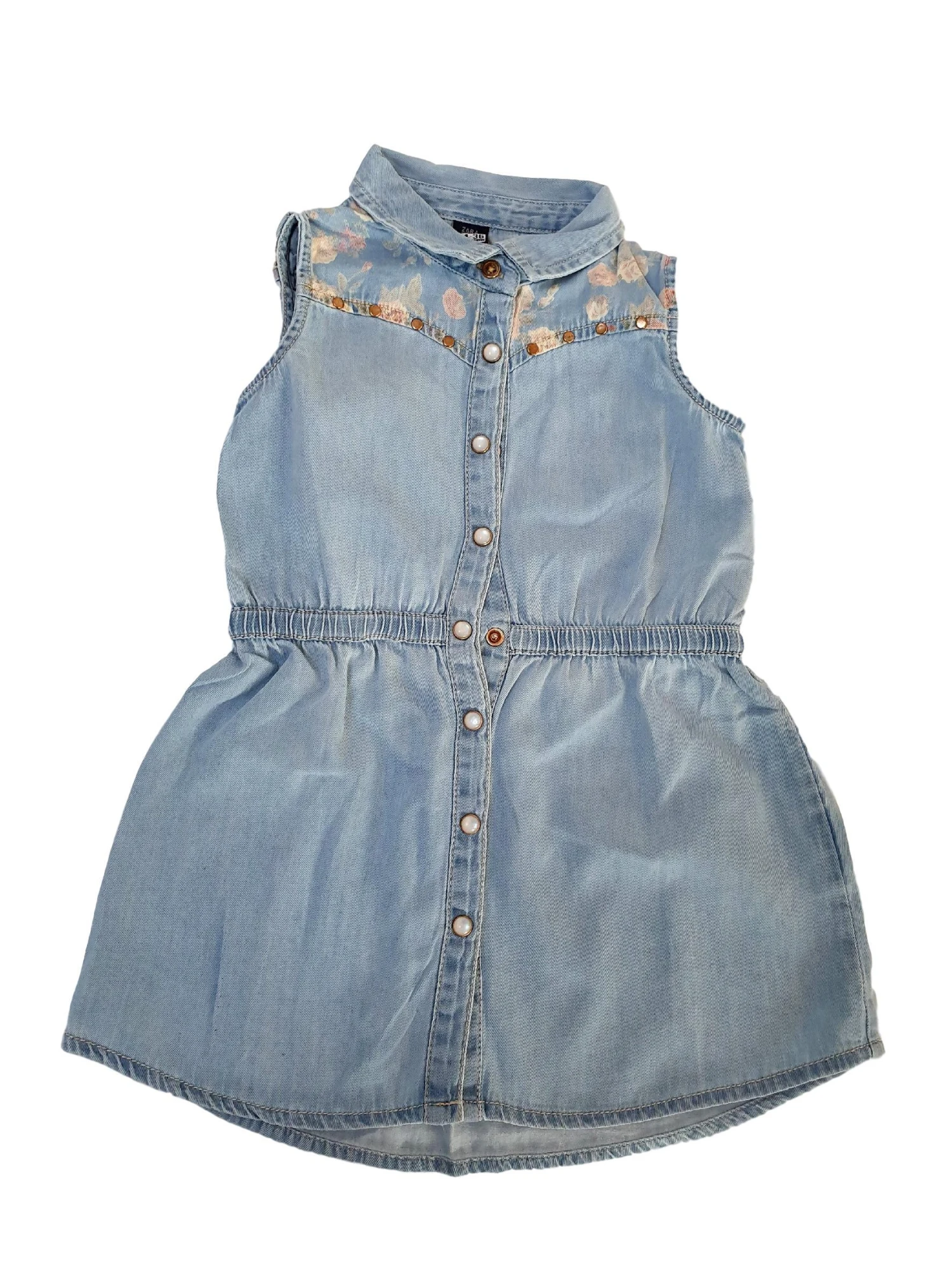 ZARA Robe Jean Fille 18-24 Mois