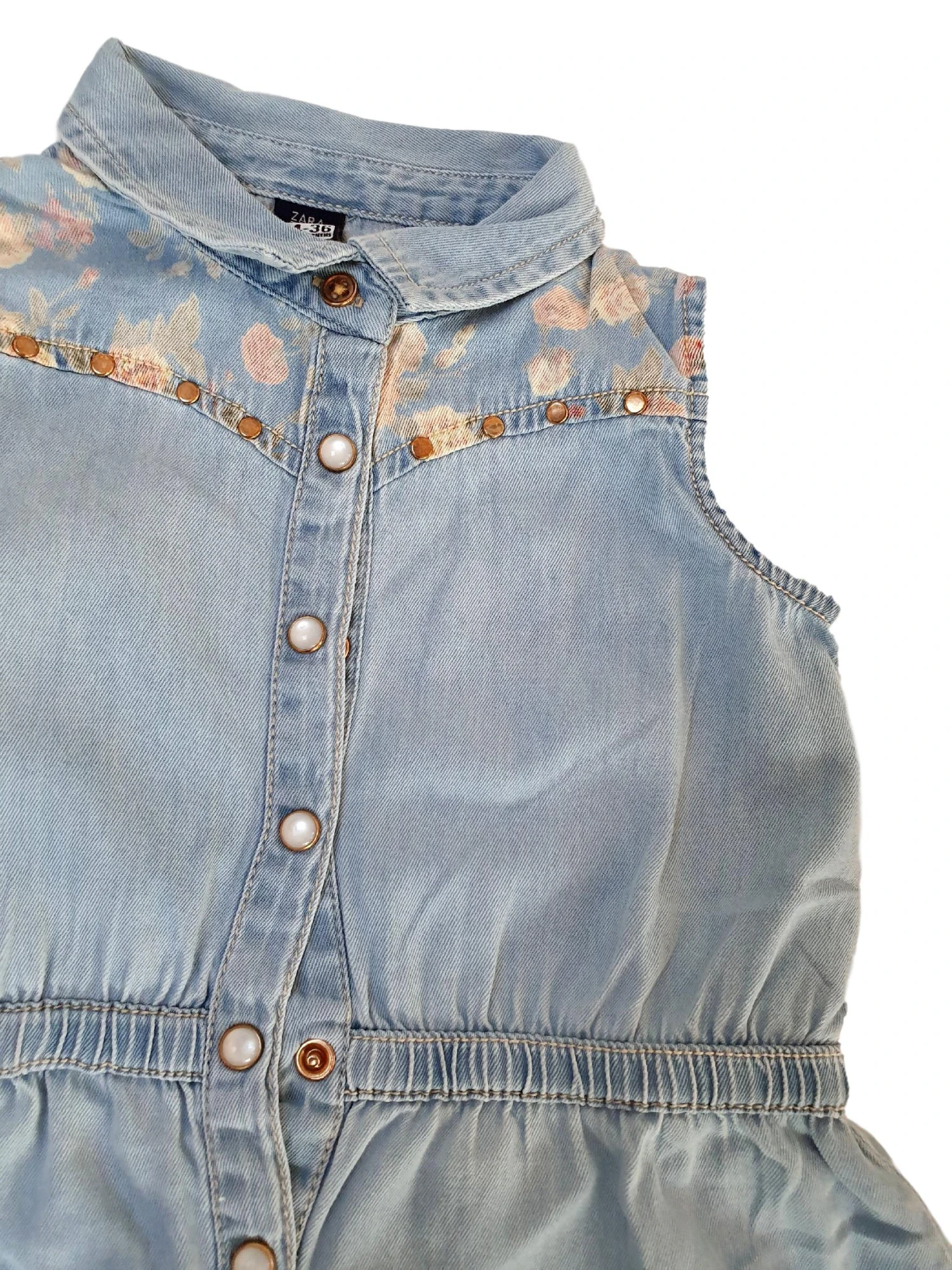 ZARA Robe Jean Fille 18-24 Mois â Image 2