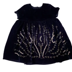 ZARA Robe Velours Fille 2-3 Ans