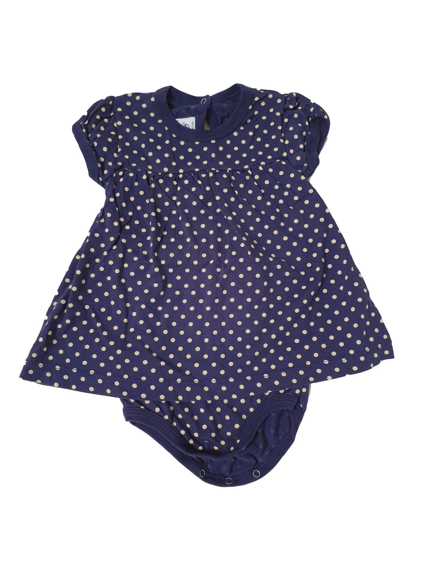 PETIT BATEAU Body Robe Fille 18 Mois
