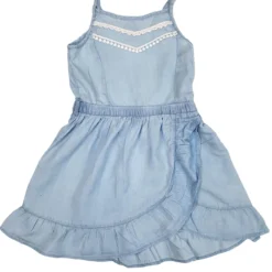 IKKS Robe Bleu Ciel Taille 5 Ans