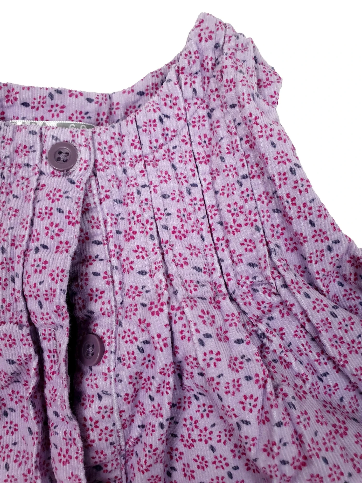 ZARA Robe Velours Fille 6-9 Mois â Image 2