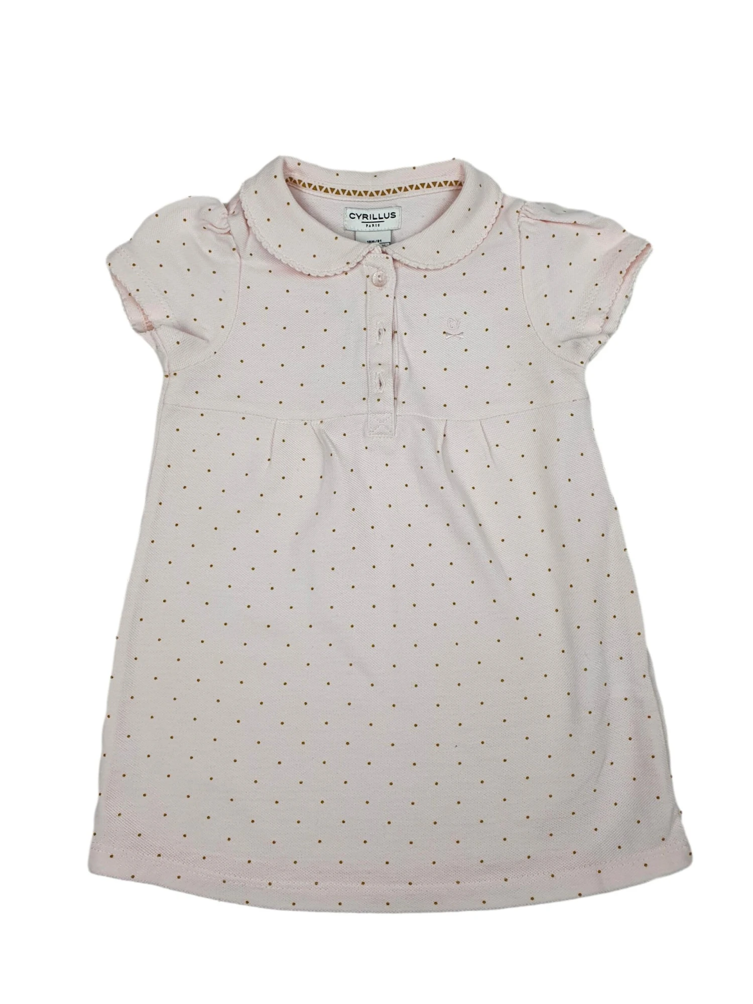 CYRILLUS Robe Polo Fille 18 Mois