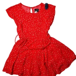 IKKS Robe Rouge Taille 6 Ans