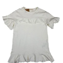 ZARA Robe Blanche Fille 6 Ans