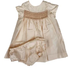 BONPOINT Robe Soie Fille 2 Ans