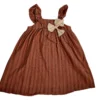 NANOS 8 Ans Robe Rose Poudre Et Broderie