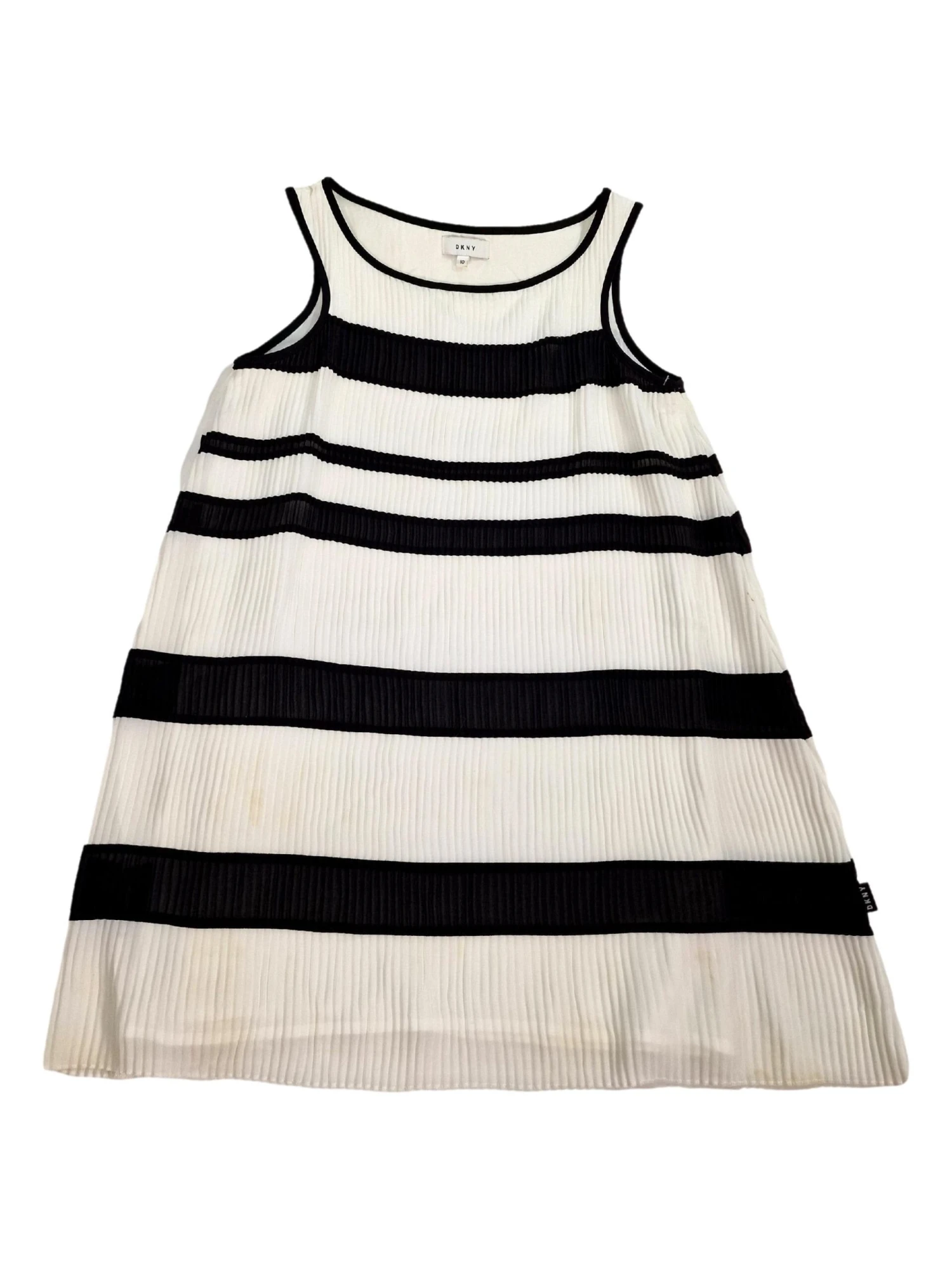 MGA DKNY Robe Noir Et Blanc 10 Ans