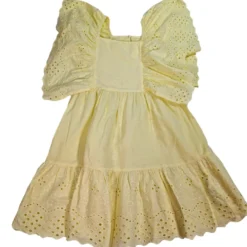 ZARA Robe Volant Jaune 10 Ans