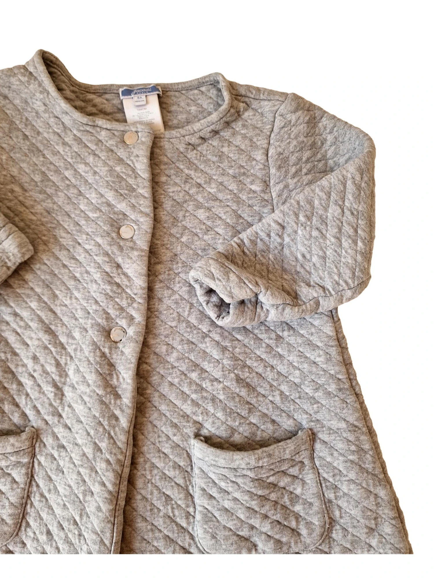 JACADI Robe De Chambre Grise 4 Ans – Image 2