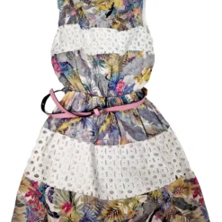 MGA FRACOMINA Robe Fleurs 10 Ans