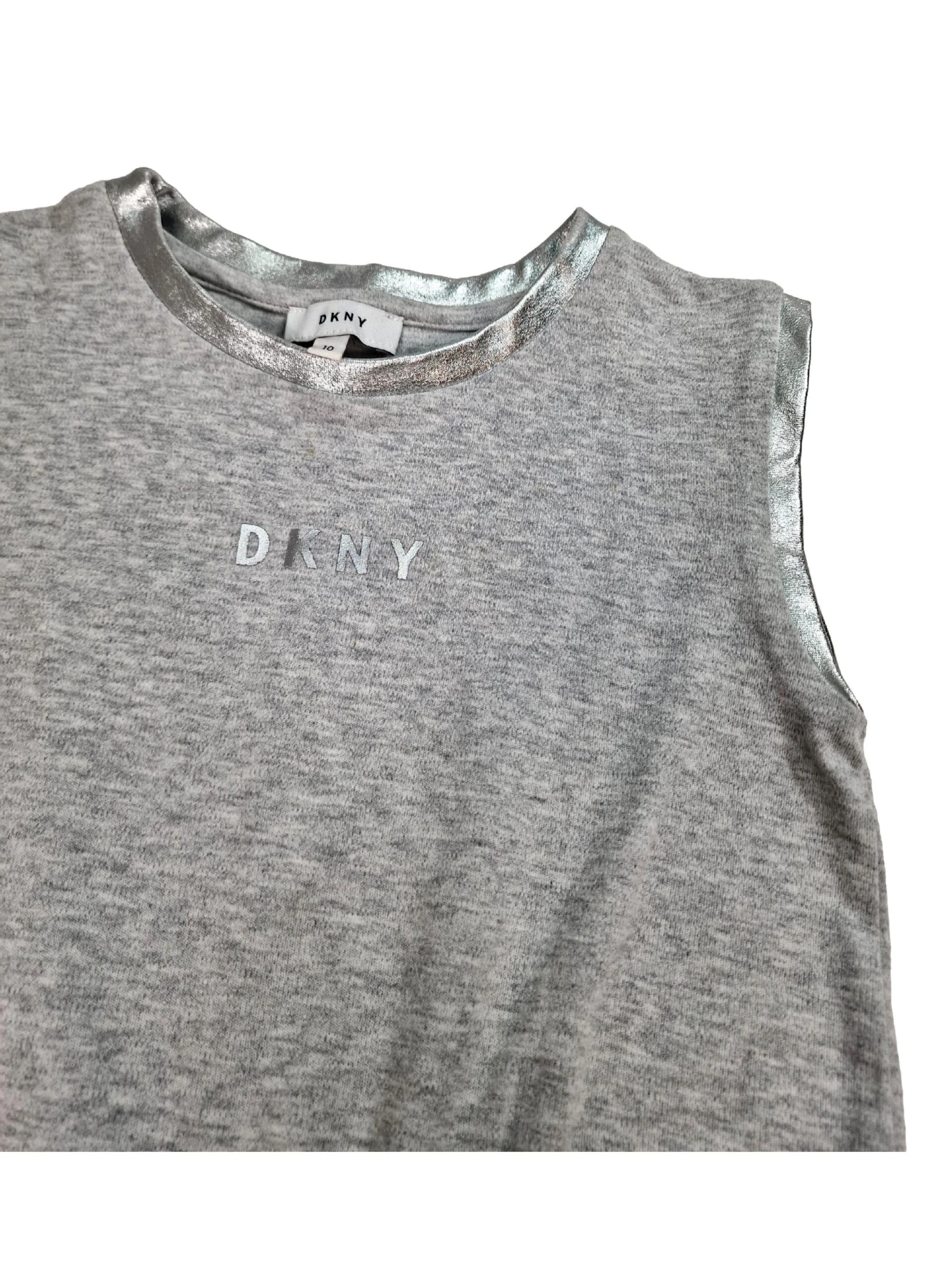 MGA DKNY 10 Ans Robe Argent – Image 2