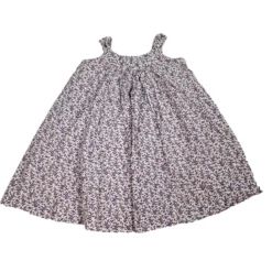 BONPOINT Robe Fleurs Violette 4 Ans