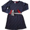 Aku PETIT BATEAU Robe Jersey Marine 6 Ans