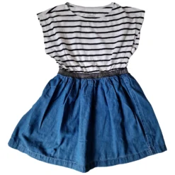 Aku MONOPRIX Robe Rayé 6 Ans