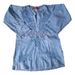 MICHELE BACONNIER Robe Brodée 2 Ans