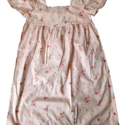 BABE ET TESS Robe Fleurs Rose 6 Ans