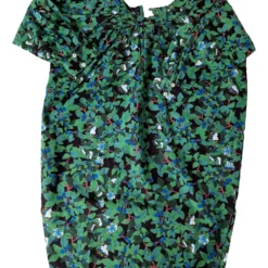 LE PETIT LUCAS DU TERTRE Robe Motif Vert 8 Ans