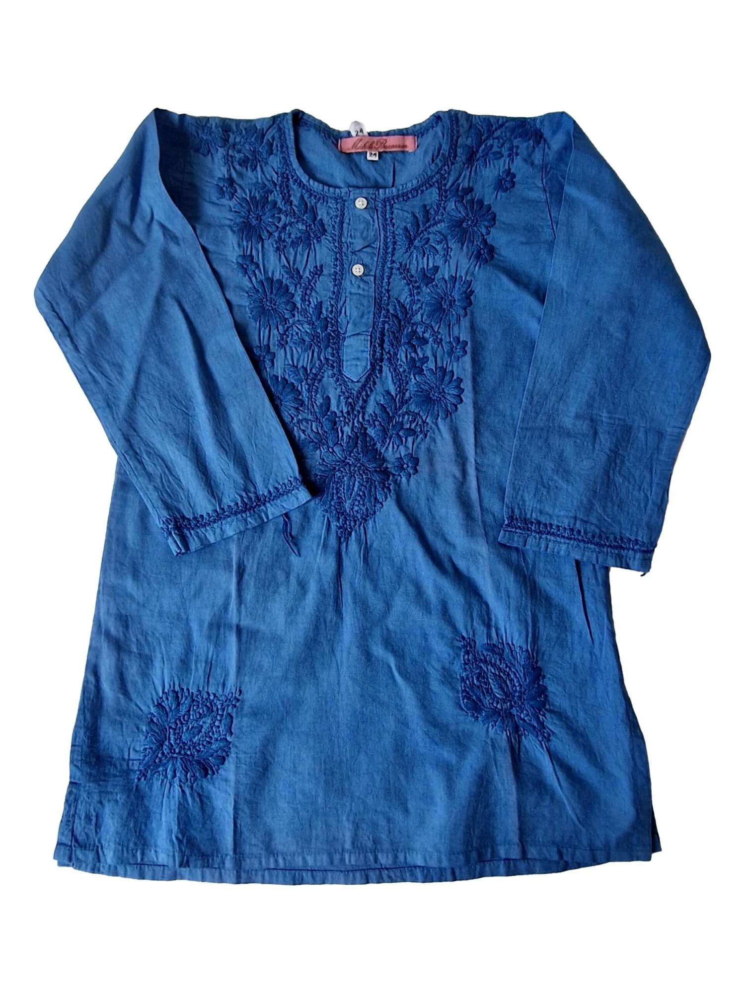 MICHELE BACONNIER Robe Brodée 2 Ans