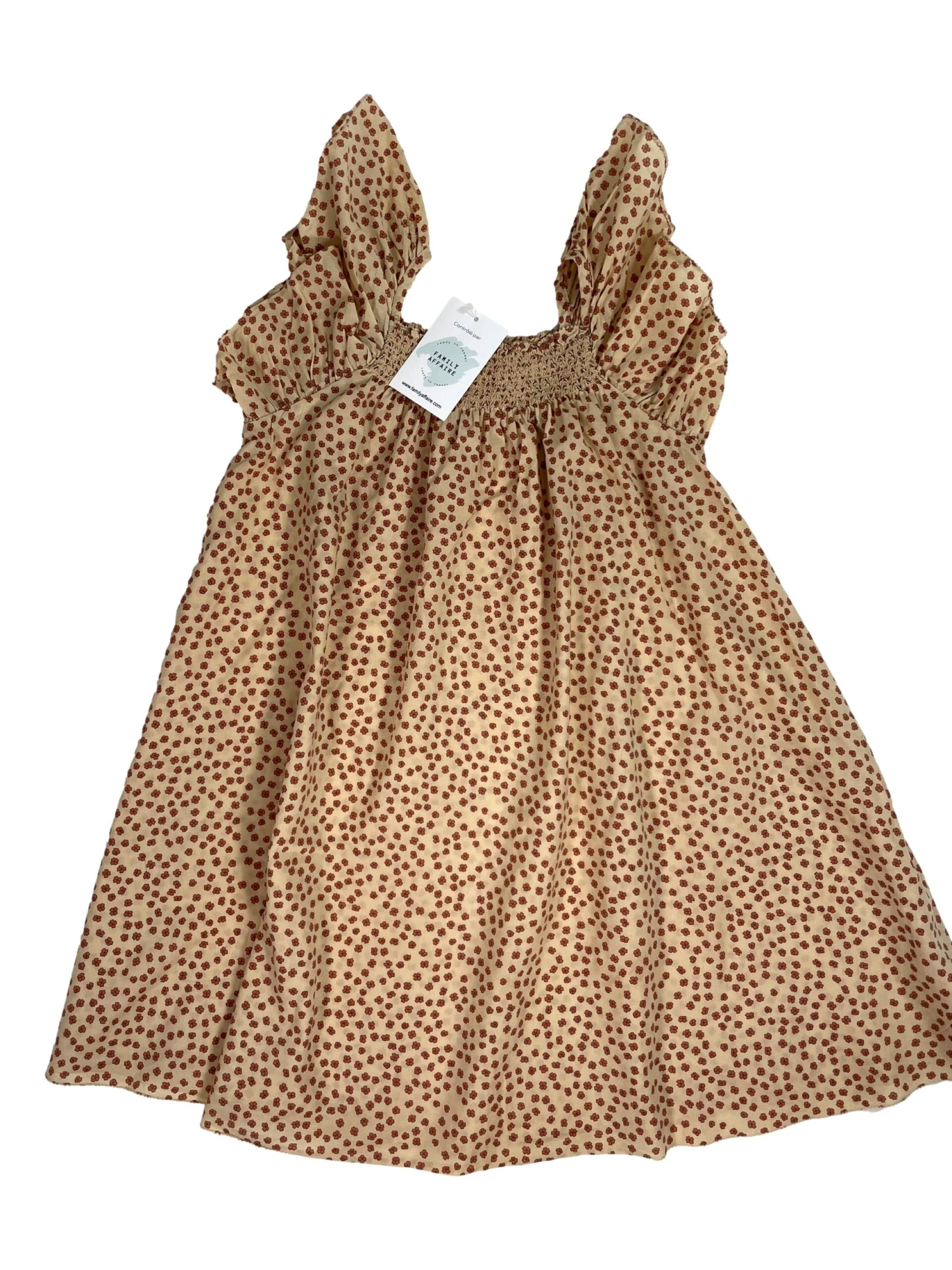 Pro KONGES SLOJD 5/6 Ans Robe Smocks Et Fleurs