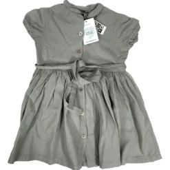 BONTON NEUF 3 Ans Robe Grise Coton