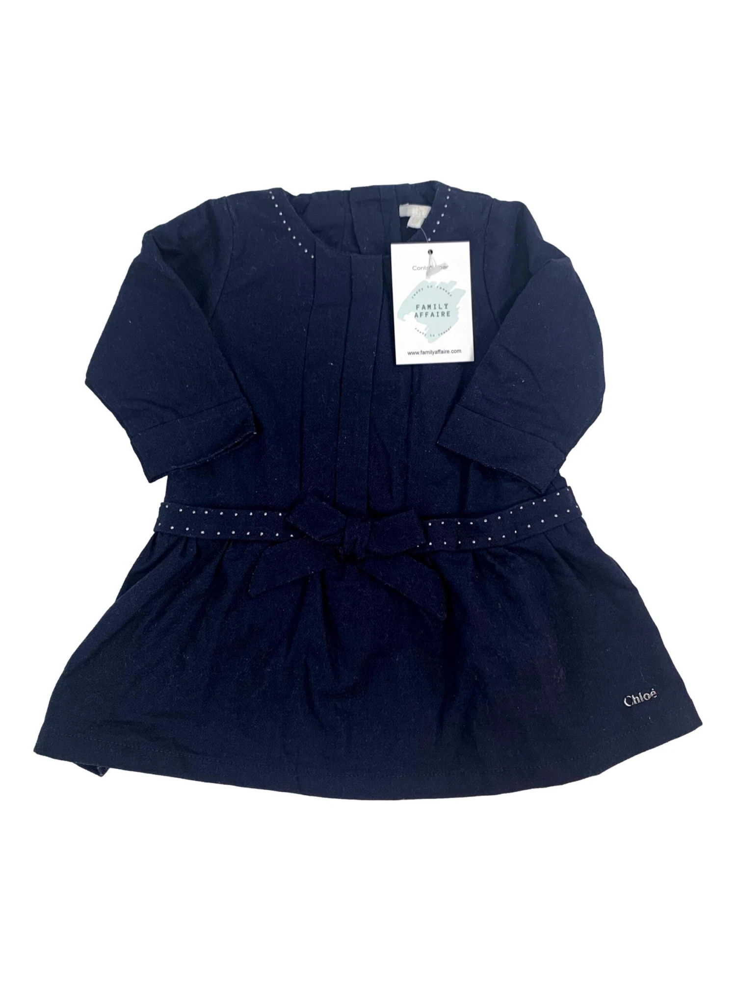 CHLOÉ 6 Mois Robe à Noeud