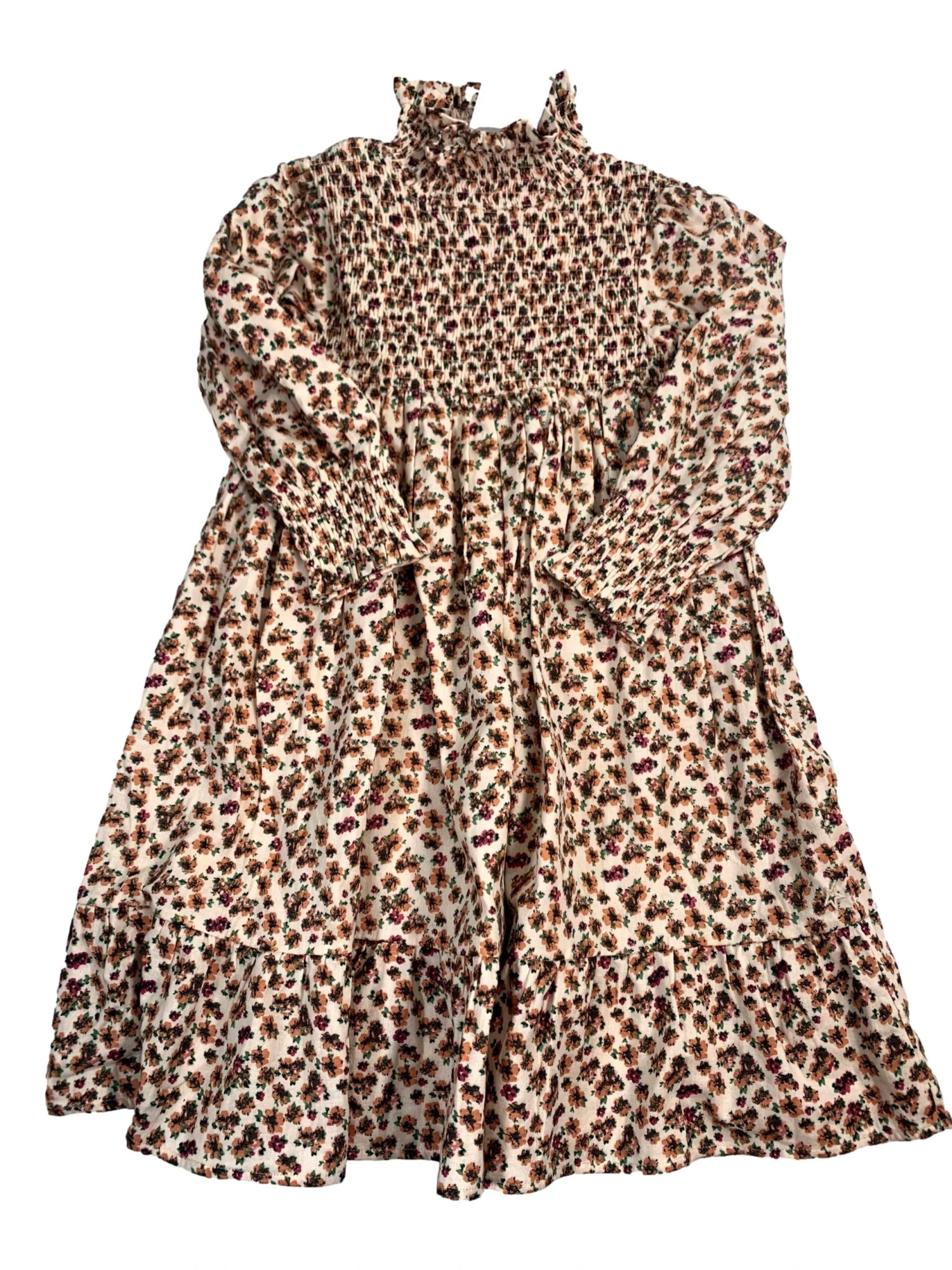 TOCOTO VINTAGE Robe Fleurs 8 Ans