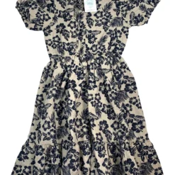 THE NEW SOCIETE 8 Ans Robe Fleurs Marine