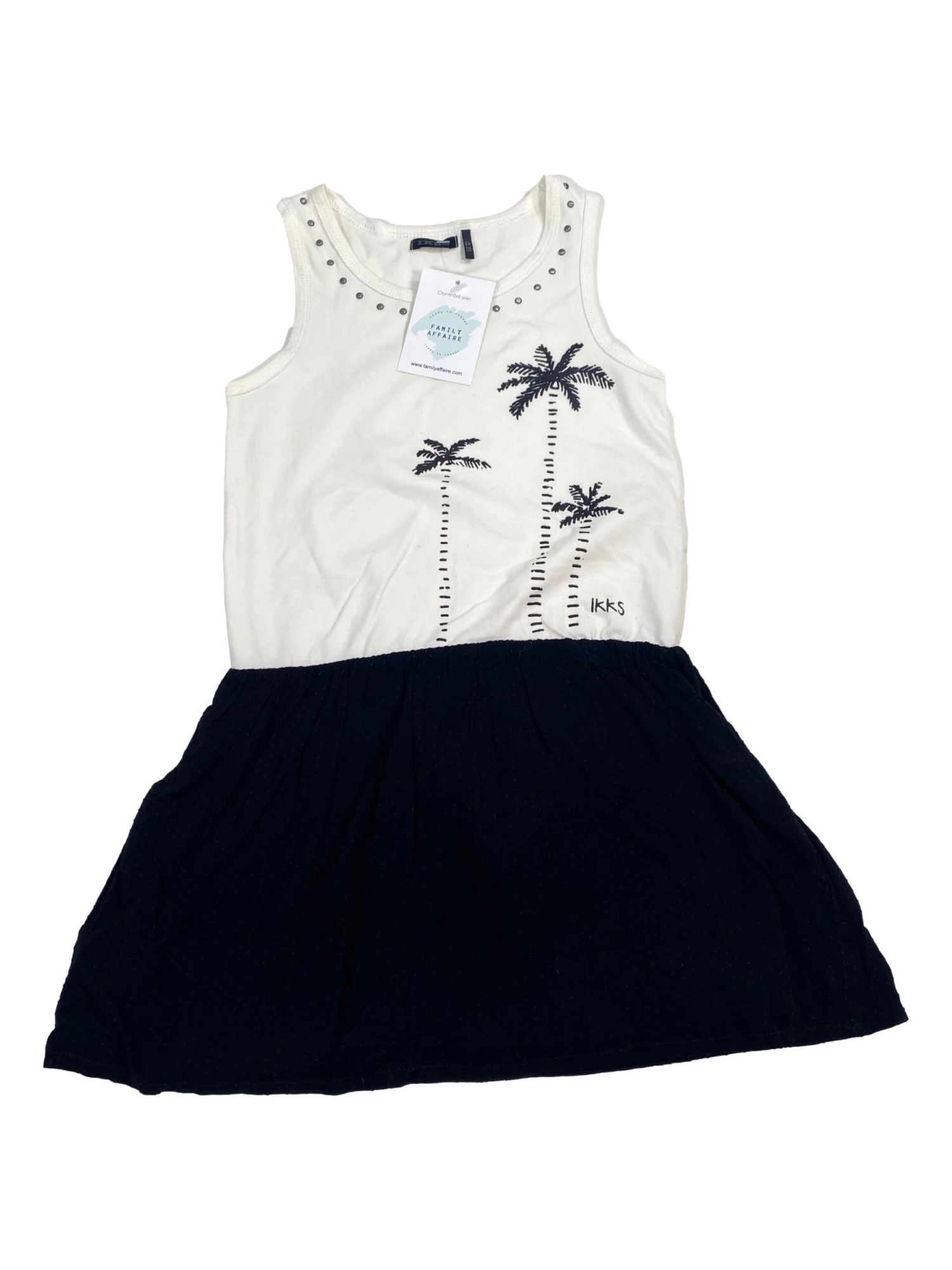 IKKS 6 Ans Robe Palmiers