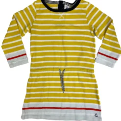 PETIT BATEAU Robe Manches Longues 4 Ans
